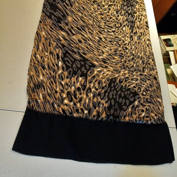 Textured Bead Embellished Sheer Scarf Large Black Band - Picture 1 of 8